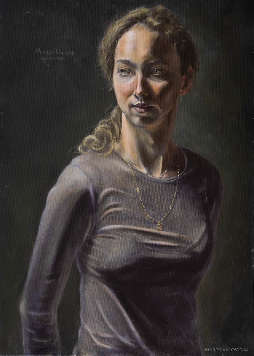 Upper Body Portrait | Oil Painting on Canvas